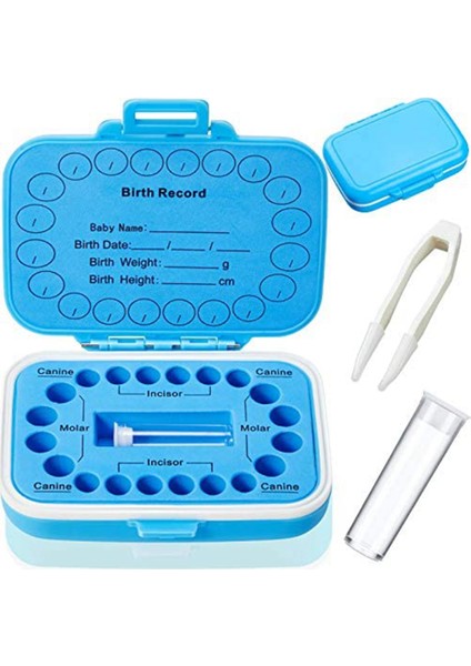 Çocuklar Için Bebek Dişleri Saklama Kutusu Diş Saklama Kutusu Çocuk Dişleri Saklama Tutucu Bebek Dişleri Düzenleyici Yaprak Dökmeyen Dişler Kutusu (Yurt Dışından)