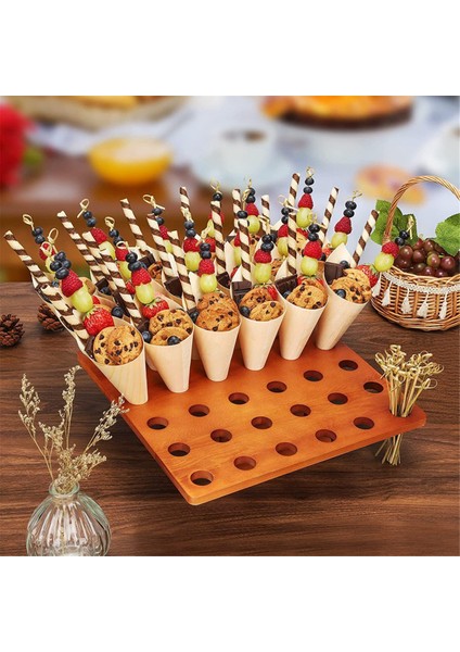 Dondurma Tutucu 36 Delikli Dondurma Külahı Tutucu Gıda Sergileme Standı Büfe Restoran Veya Yemek Kamyonları Için Gıda Külahı Tutucu (Yurt Dışından) indirimleri