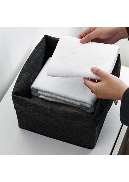 6 Adet Saklama Küpleri Keçe Kumaş Küp Saklama Kutuları Asma Halkalı Katlanabilir Saklama Kutuları Katlanabilir Küp Sepetleri (Yurt Dışından) fırsatları