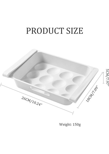 Yumurta Sepetleri Kaydırmalı Yumurta Saklama Tutucu Mutfak Yumurta Saklama Buzdolabı Çekmeceli Yumurta Dağıtıcı Çekmeceler Şeffaf Kutular Raf (Yurt Dışından) fiyatları