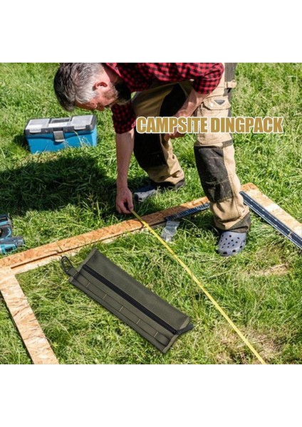 Kamp Aksesuarları Saklama Çantası Su Geçirmez Cep Kamp Aksesuarları Saklama Çantası Ağır Hizmet Tipi Oxford Dayanıklı Kahverengi (Yurt Dışından) indirimleri