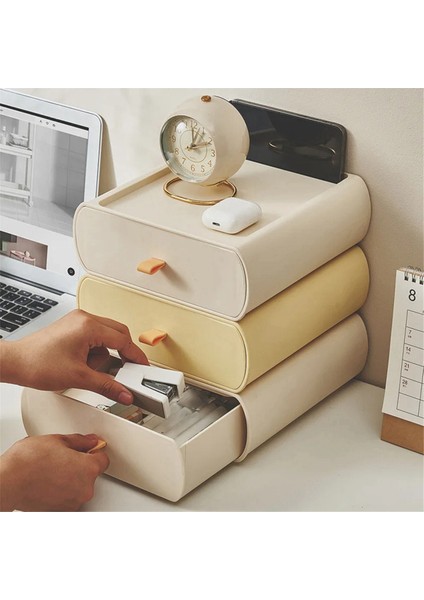 Çekmeceli Saklama Kutusu, Masaüstü Saklama Kutusu, Saklama Kutusu, Ofis Saklama Masası Rafı, Saklama Dolabı, Buz Beyazı (Yurt Dışından) fiyatları