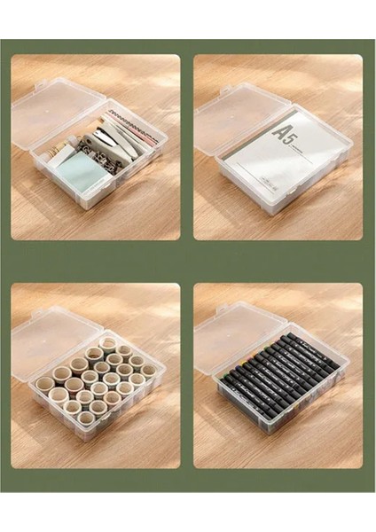 3 Adet A4 Boyutunda Düzenleyici Kitap Düzenleyici Ofis Dosya Kutusu Şeffaf Dosya Düzenleyici Çocuk Bulmaca Düzenleyicileri, M (Yurt Dışından) fiyatları