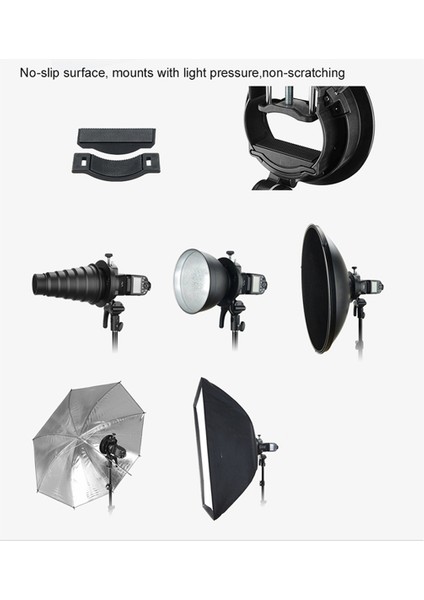 Godox S2 Flaş Tutucu Braketi Lambası Elde Taşınabilir Godox Flaş Işığı Snoot (Yurt Dışından) fiyatları