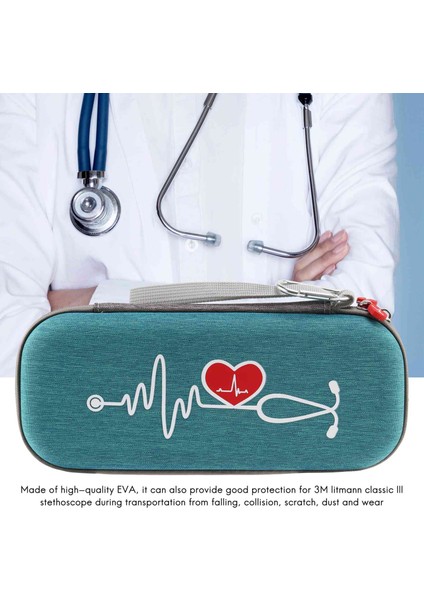 3m Littmann Classic Iıı Stetoskop Koruma Kılıfı, Kılıfı, Kutusu, Koruma Kılıfı (Yeşil) Için Saklama Çantası Taşıma Çantası (Yurt Dışından) fiyatları