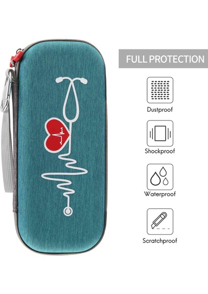 3m Littmann Classic Iıı Stetoskop Koruma Kılıfı, Kılıfı, Kutusu, Koruma Kılıfı (Yeşil) Için Saklama Çantası Taşıma Çantası (Yurt Dışından) indirimleri