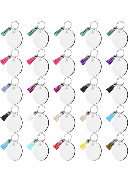 100 Adet Mdf Süblimasyon Anahtarlık Boşluğu Toplu, Kendin Yap El Sanatları Yapımı Için Çift Taraflı Anahtarlıklı Süblimasyon Anahtarlık Boşluğu (Yurt Dışından) fiyatları