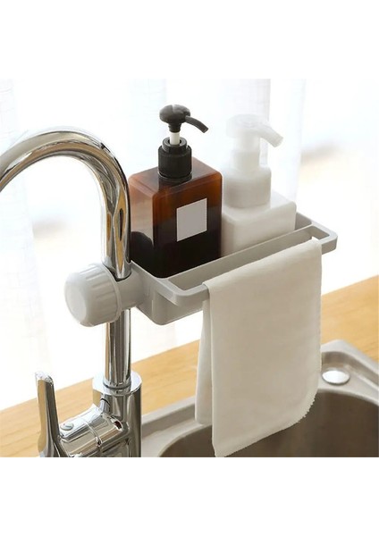 Musluk Sünger Tutucu Mutfak Sünger Tutucu Içi Boş Tasarım Musluk Depolama Rafı Sünger Tutucu Lavabo Gider Depolama Alanı Için (Yurt Dışından)