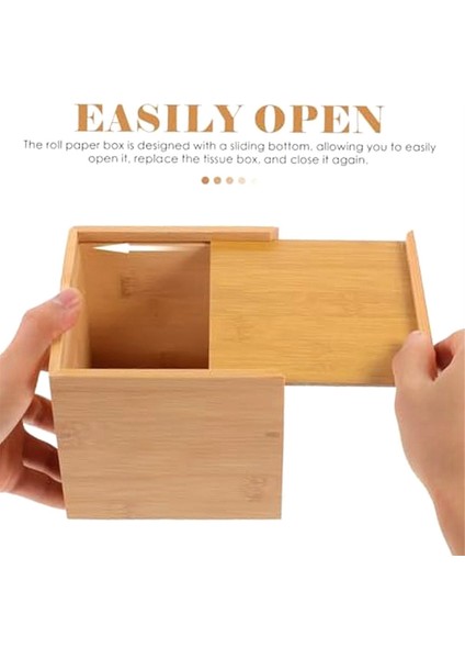 Rulo Ahşap Kare Mendil Kutusu, Mendil Kağıt Tutucu, Çiftlik Evi Mendil Kutusu, Banyo Mendil Tutucu, Ahşap Kağıt Havlu Tutucu (Yurt Dışından) indirimleri