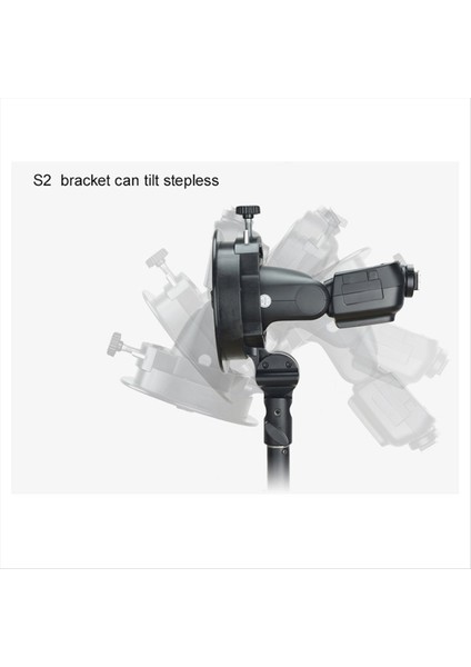 Godox S2 Flaş Tutucu Braketi Lambası Elde Taşınabilir Godox Flaş Işığı Snoot (Yurt Dışından)