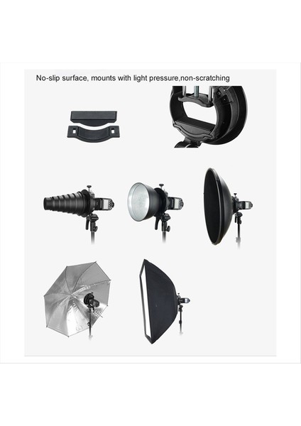 Godox S2 Flaş Tutucu Braketi Lambası Elde Taşınabilir Godox Flaş Işığı Snoot (Yurt Dışından) fiyatları