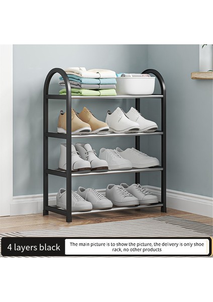 Ayakkabılık, Giriş ve Ön Kapı Girişi Için Ayakkabı Dolabı, 4 Katlı Ayakkabı Dolabı, Kolay Kurulum, Beyaz (Yurt Dışından) fiyatları