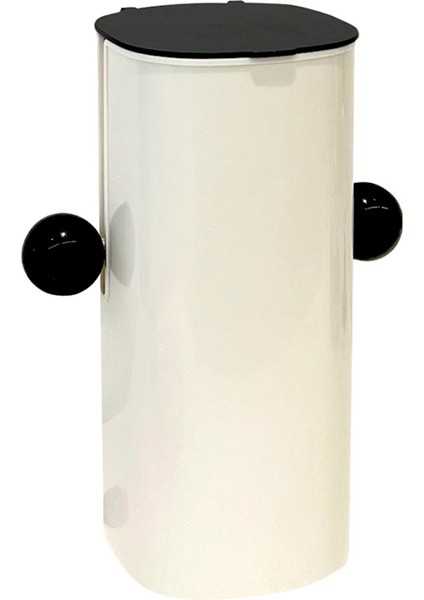 Otomatik Kaldırmalı Toz Geçirmez Dört Bölmeli Makyaj Fırçası Saklama Tutucu, Kozmetik Makyaj Fırçası Tutucu Siyah (Yurt Dışından)