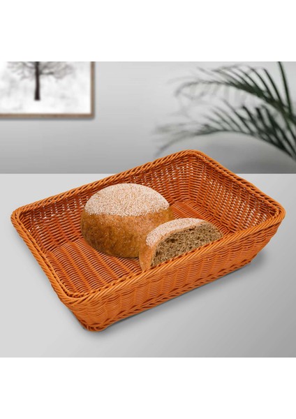 Adet El Dokuma Rattan Ekmek Sepeti, Meyve, Sebze, Ev Mutfağı, Restoran Vb. Için Hasır Yemek Servis Sepeti (Yurt Dışından) fiyatları