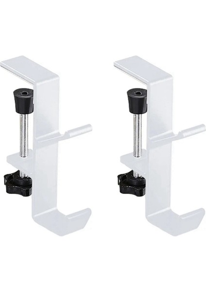 Delinmeyen Çanta Askısı Masa Yan Kancası Duvar Askısı Çok Fonksiyonlu Askı Kumaş Palto Anahtarları Banyo Beyaz (Yurt Dışından)