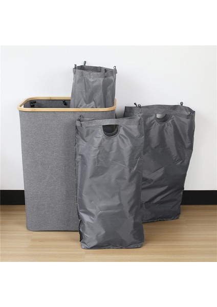 Kapaklı Çamaşır Sepeti Sepetleri, 160 L Çamaşır Sepeti, Yatak Odası ve Çamaşır Odası Için 3 Bölmeli Kirli Çamaşır Sepetleri (Yurt Dışından) modelleri