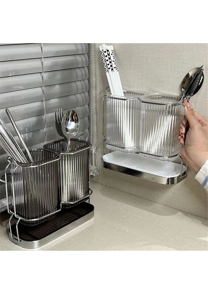 D- Banyolar Için Diş Fırçası Tutucuları, 2 Bardak Diş Fırçası Tutucu Duvara Monte, Kuru ve Islak Ayırma, Plastik Çıkarılabilir (Yurt Dışından) fiyatları