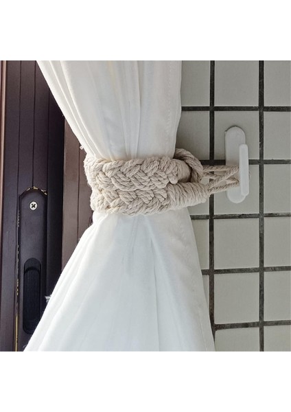 12 Adet Güvenlik Perde Teli Kancası Yapışkanlı Perde Teli Braketi Pencere Tel Braketi Delinmeyen Perde Sabit Duvar Kancası (Yurt Dışından) indirimleri