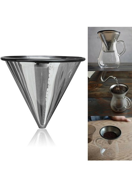 Kalıcı Kahve Filtresi Kahve Filtresi Kalıcı Filtre Altın Filtre Metal Süzgeç Paslanmaz Çelik (Yurt Dışından) fiyatları