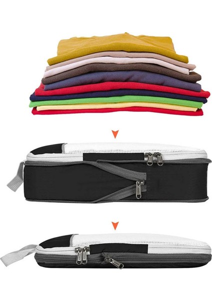 3 Adet Seyahat Saklama Çantası Sıkıştırılabilir Paketleme Taşınabilir Bagaj Düzenleyici Katlanabilir Su Geçirmez Seyahat, Açık Mavi (Yurt Dışından) fırsatları