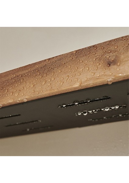 Siyah Ceviz Ahşap Banyo Depolama Rafı Duvara Monte Aydınlatma Lüks Oturma Odası Deliksiz Banyo Depolama Rafı, 20 cm (Yurt Dışından) modelleri