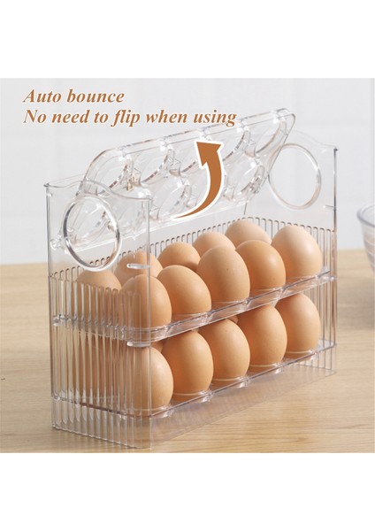 Buzdolabı Yumurta Rafı, Kapaklı Buzdolabı Kapısı Yumurta Saklama Rafı Tepsisi, Yerden Tasarruf Sağlayan Yumurta Saklama Kutusu Rafı, Yeşil (Yurt Dışından) modelleri