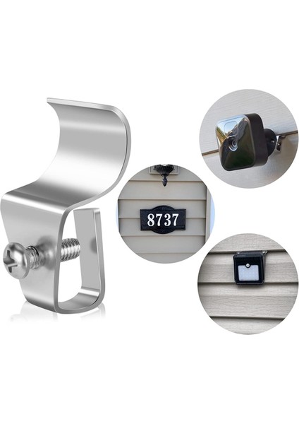 40'lı Paket Vinil Yan Askılar, Vinil Yan Klips Kancaları, Flaş, Arlo, Döngü, Hasarsız, Hava Koşullarına Dayanıklı - Ev Yan Kancaları (Yurt Dışından) fiyatları