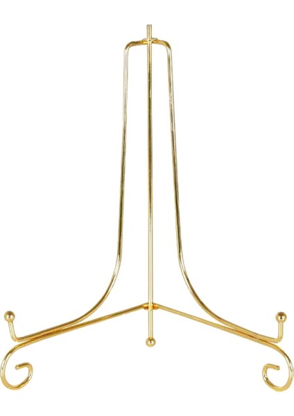 Altın Sergileme Standı El Sanatları Braketi Kitaplık Fotoğraf Kaidesi Kase Tabak Çerçeve Resim Tabak Rafı Şövale Depolama DEKORU-15CM (Yurt Dışından)