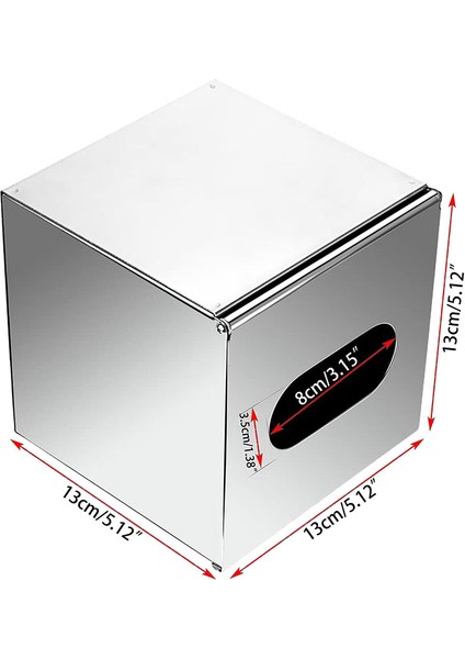 Paslanmaz Çelik Tezgah Üstü Kağıt Kare Masaüstü Mendil Kutusu Ev Konaklama Kare Mendil Kağıt Mendil El Kutusu (Yurt Dışından) fiyatları