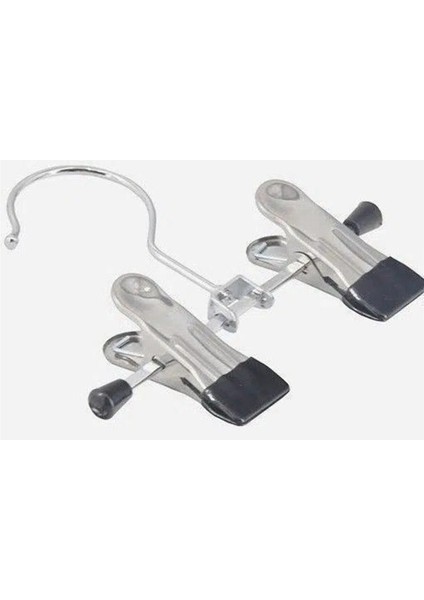 12 Adet Ayarlanabilir Paslanmaz Çelik Ayakkabı Askısı Pantolon Klasörü Bot Askısı Tutucu Taşınabilir Seyahat Çamaşır Kancası Askı Klipsi (Yurt Dışından) modelleri