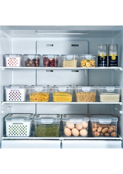 Buzdolabı Saklama Kutusu Buzdolabı Düzenleyici Sebze Meyve Kutuları Süzgeç Sepet Saklama Kapları Kiler, Küçük (Yurt Dışından) indirimleri