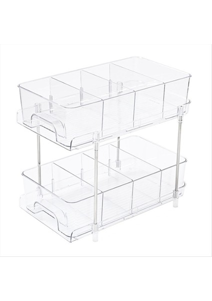 Katlı Banyo Lavabo Altı Düzenleyicileri ve Depolama, Bölücülü Çekmeceli Mutfak Düzenleme Dolabı Düzenleyicisi (Yurt Dışından)