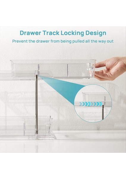 Katlı Banyo Lavabo Altı Düzenleyicileri ve Depolama, Bölücülü Çekmeceli Mutfak Düzenleme Dolabı Düzenleyicisi (Yurt Dışından) fırsatları