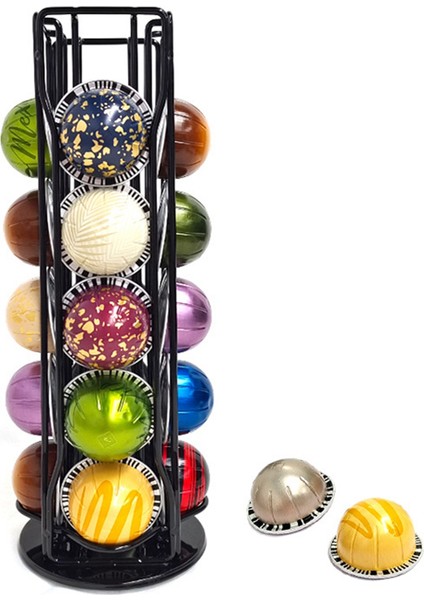 Vertuo Line Kahve Kapsül Pod Tutucu, Kahve Pod Tutucu, Sergileme Standı, 20 Bardak Saklama Düzenleyici, Raf, B (Yurt Dışından) fırsatları