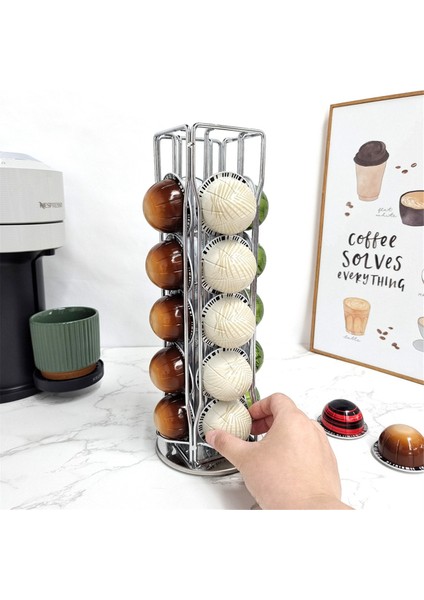 Vertuo Line Kahve Kapsül Pod Tutucu, Kahve Pod Tutucu, Sergileme Standı, 20 Bardak Saklama Düzenleyici, Raf, B (Yurt Dışından) indirimleri