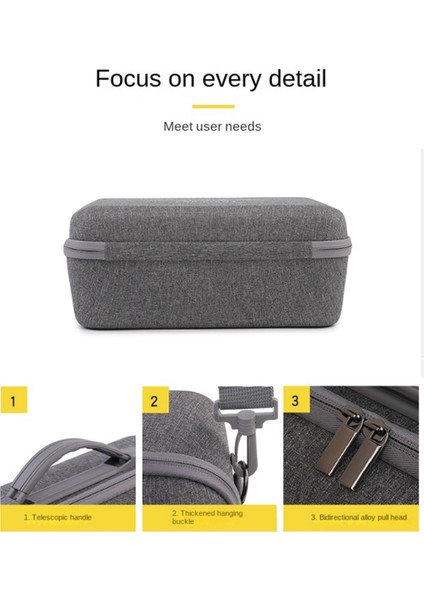 Bkano El Çantası Pıco 4 Vr Kulaklığı Eva Sert Saklama Çantası Kutusu Çapraz Askılı Çanta Seyahat Taşıma Çantası (Yurt Dışından) fiyatları