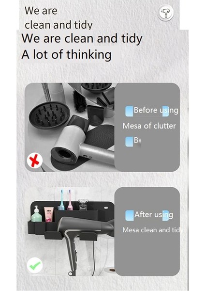 Saç Kurutma Makinesi Askısı Silikon Saç Kurutma Makinesi Saklama Askısı Saç Kurutma Makinesi Askısı Banyo Saç Kurutma Makinesi Siyah (Yurt Dışından) indirimleri