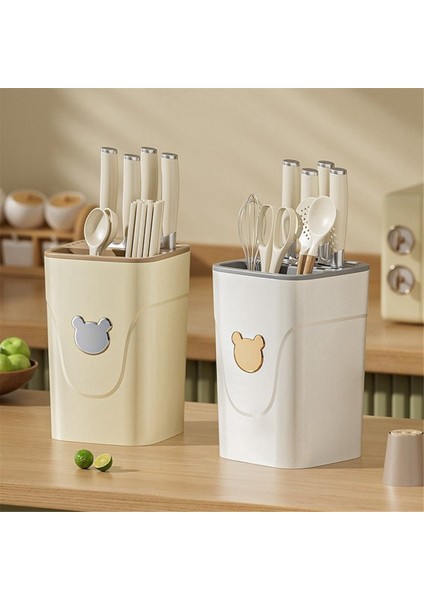 B-Mutfak Bıçak Tutucu Çok Amaçlı Yemek Çubukları Sofra Düzenleyicileri Varil Bıçak Saklama Rafı Tezgah Üstü Raf (Yurt Dışından) fiyatları