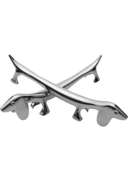 Adet Çubuk Tutucu Küçük Köpek Çubuk Tutucu Dachshund Çinko Alaşımlı Çatal Standı Kaşık Sofra Takımı Raf Tutucu Alet (Yurt Dışından)