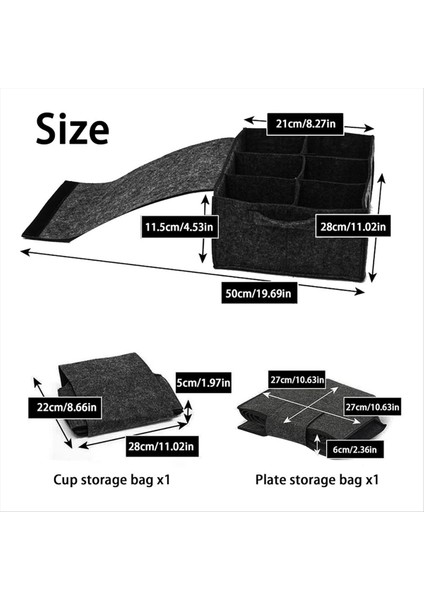 2'li Karavan Plaka Tutucu Seti, Karavan Plaka Tutucu, Keçe Bardak Tutucu, Kamp, Keçe Bardak Tutucu Koyu Gri (Yurt Dışından) fiyatları