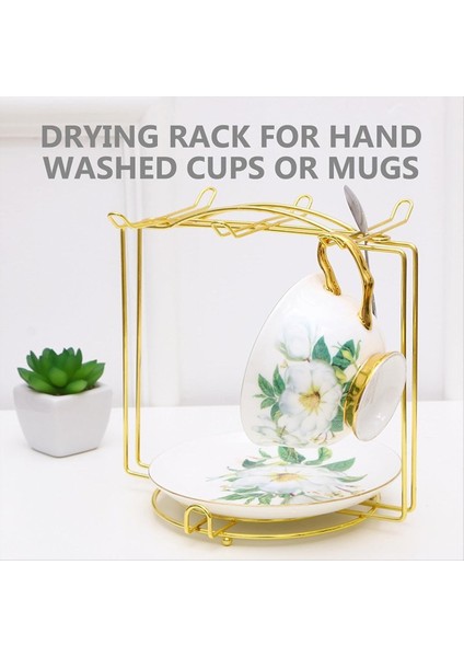 Kahve Fincanı Tutucu Standı Bardak Tabak Düzenleyici Metal Kupa Ağacı Bardaklar Kahve Kupa Ağacı Tutucu Kahve Fincanı Sergileme Askısı Rafı (Yurt Dışından) indirimleri