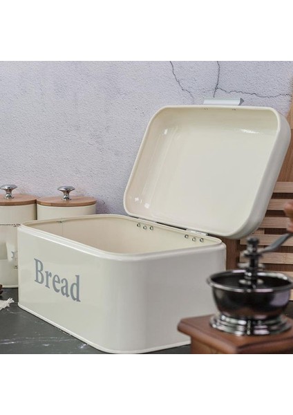 Vintage Ekmek Kutusu Dolap Demir Atıştırmalık Kutusu Masaüstü Kaplama Toz Geçirmez Saklama Kutusu Saklama Kutusu Saklama Kabı Gıda Mutfak Raf Dekoru Mavi (Yurt Dışından) fiyatları