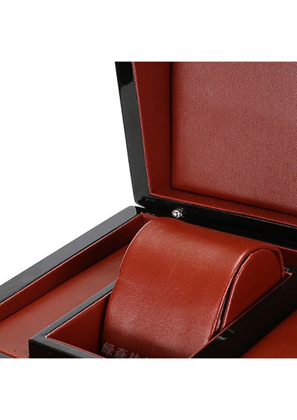 Moda Lüks Siyah Tek Yuvalı Ahşap Saat Kutusu Boya Kutusu Seyahat Mücevher Saat Saklama Vitrin Sergileme Kutusu (Yurt Dışından) indirimleri