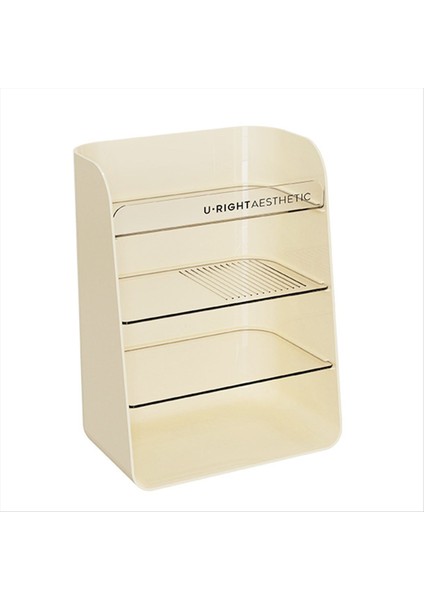 Çok Katmanlı Makyaj Düzenleyici Büyük Kapasiteli Çıkarılabilir Bölme Sabit Tezgah Üstü Kozmetik Düzenleyici Raf Oda Için (Yurt Dışından)