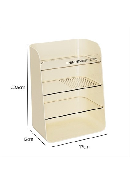 Çok Katmanlı Makyaj Düzenleyici Büyük Kapasiteli Çıkarılabilir Bölme Sabit Tezgah Üstü Kozmetik Düzenleyici Raf Oda Için (Yurt Dışından) fiyatları