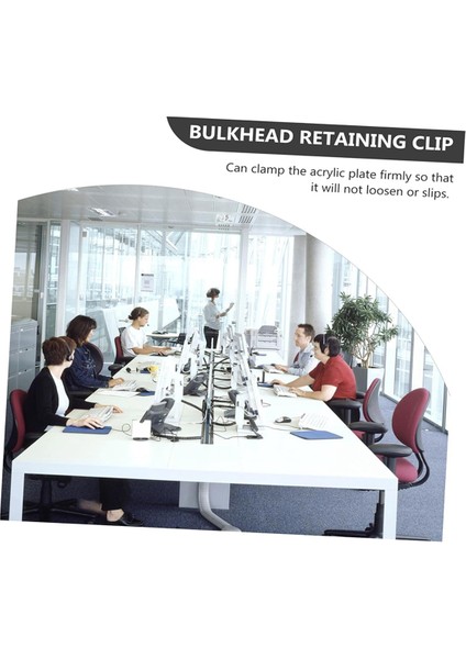 Bölme Klipsi Masa Bölücü Destek Kelepçesi Kelepçeleri Hapşırık Koruyucu Tutucu Masa Bölücü Ekran Masa Kelepçesi Bölücü Masa (Yurt Dışından) indirimleri