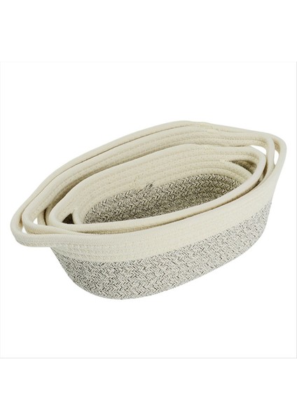 Halat Saklama Sepetleri Düzenleyici Dokuma Sepet - Giysiler, Yatak Takımları ve Havlular Için Taşınabilir Pamuklu Kutular (Yurt Dışından) modelleri