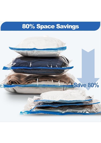 12 Adet Elektrikli Pompalı Seyahat Vakumlu Saklama Poşetleri Bagaj Için Vakumlu Sızdırmazlık Poşetleri Giysiler Için Yerden Tasarruf Sağlayan Çantalar Ab Fişi (Yurt Dışından) fiyatları