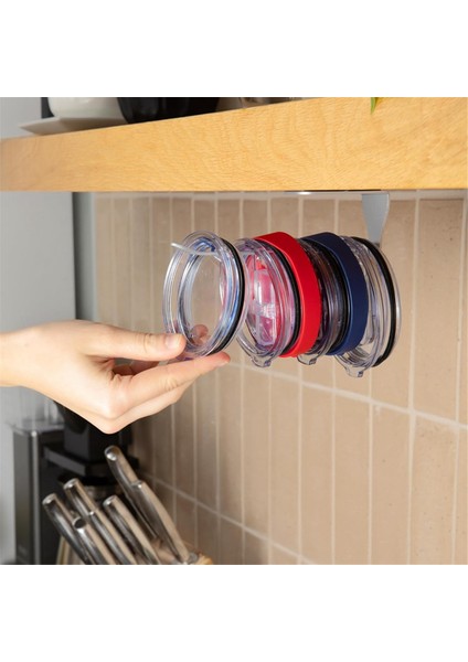 Mutfak Aletleri Bardak Kapağı Düzenleyici - Yatay - Dolap Altı Montajı Için Kendinden Yapışkanlı Kapak Düzenleyici Yeşil (Yurt Dışından) indirimleri