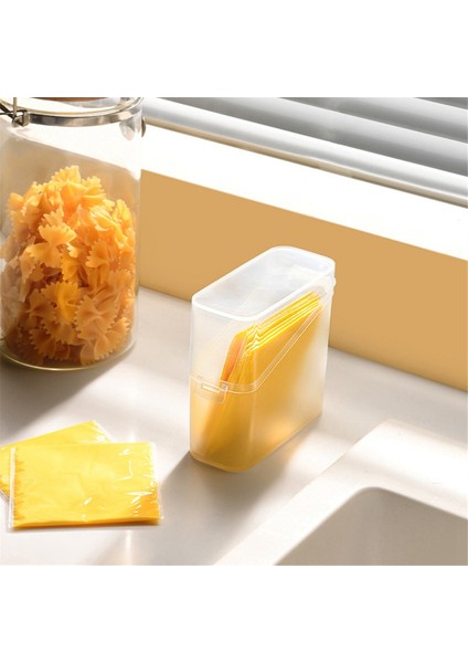 Peynir Dilimi Saklama Kabı, Peynir Dilimi Tutucu Çay Poşeti Düzenleyici Kutu Hava Geçirmez Gıda Saklama Kutusu Beyaz (Yurt Dışından) fiyatları